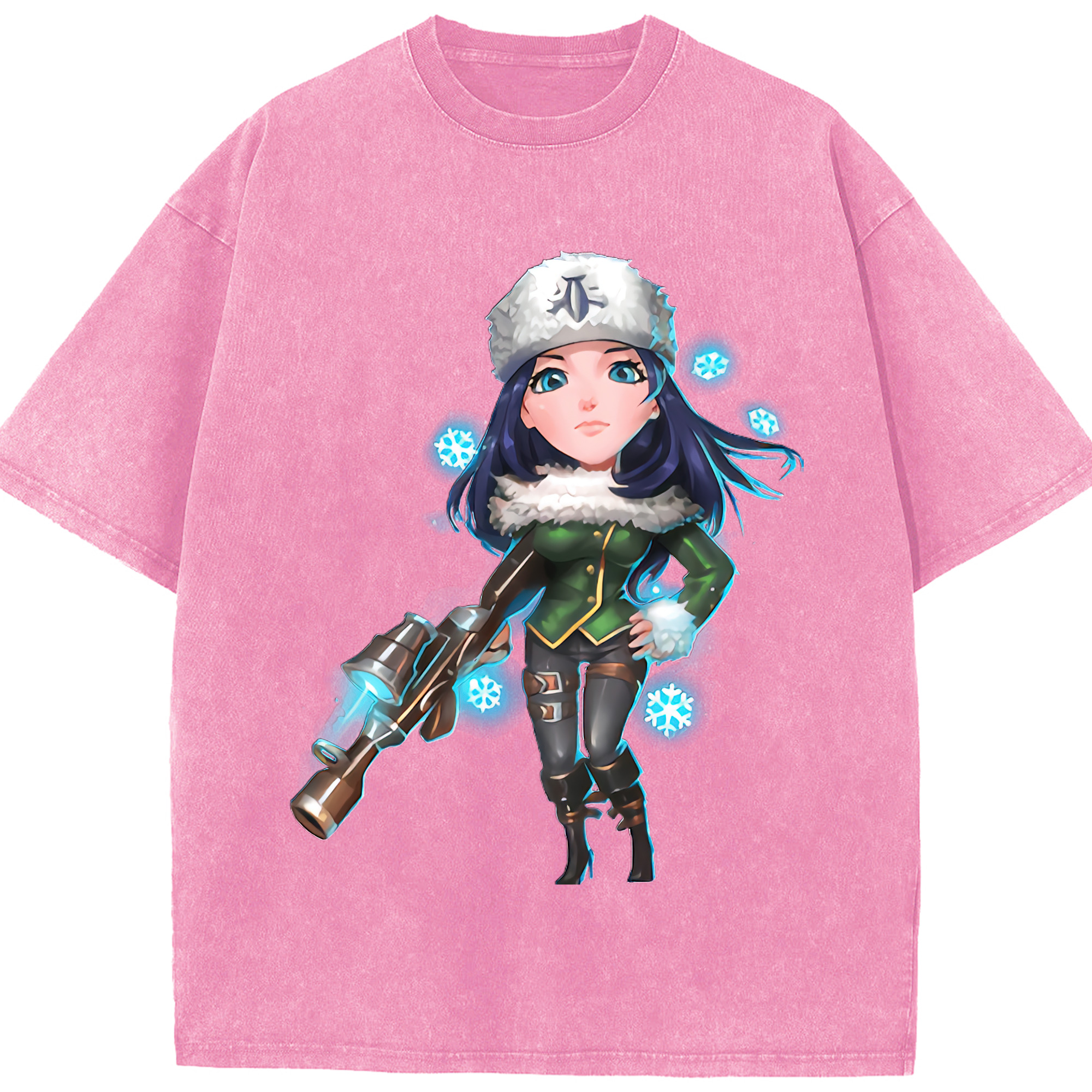 リーグ・オブ・レジェンド League of Legends LOL 綿100% ヴィンテージ風 半袖Tシャツ（フロントプリント）